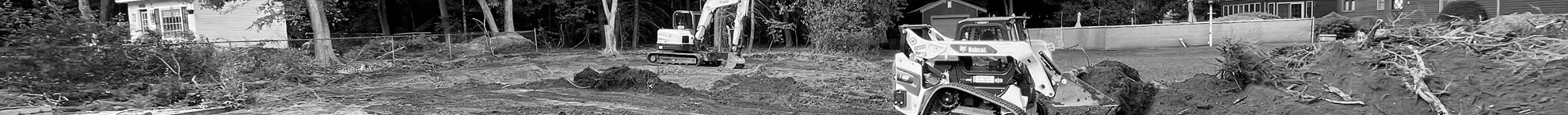 Excavation & Trucking Services backgound banner